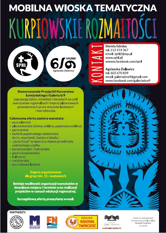 Mobilna wioska tematyczna - plakat mobilna