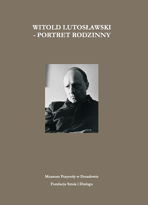 Witold Lutosławski – portret rodzinny, okładka książki Portret Rodzinny